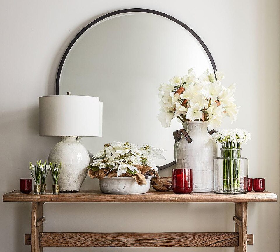 Layne Oversized Round Mirror | Pottery Barn Australia